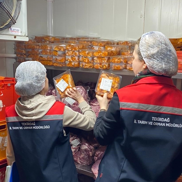 Tekirdağ'da toplu tüketim yerlerinde eş zamanlı gıda denetimi