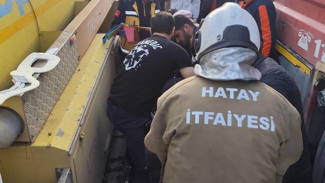 Antakya'da trafik kazası: 1 yaralı