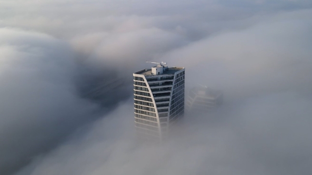 Bursa'da sis şehri yuttu