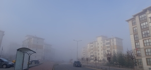 Kırşehirliler güne sisli bir havada uyandı