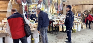 Kahramanmaraş Kapalı Çarşı'da gıda denetimi yapıldı