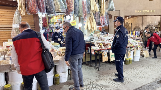 Kahramanmaraş Kapalı Çarşı'da gıda denetimi yapıldı