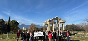 Gençler, 'Dünya Mirası' Afrodisias'ı gezdi