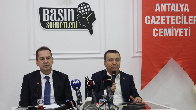 Antalyaspor Başkanı Perçin, "Basın Sohbetleri"nde konuştu: