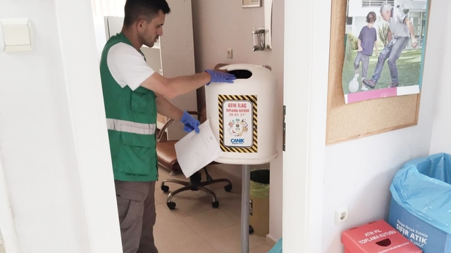 Canik'te 520 kilo atık ilaç bertaraf edildi