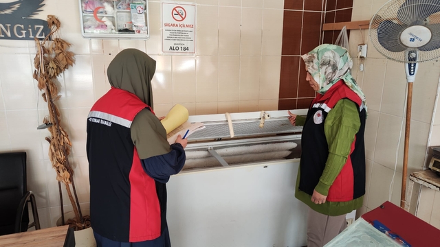 Gemerek'te ilçe esnafı denetlendi