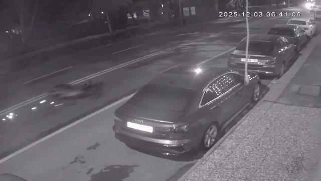 Hayatını kaybeden motosikletlinin kaza anı görüntüleri ortaya çıktı