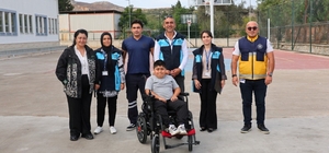 Bodrum Belediyesi'nden akülü sandalye, bakım ve onarım desteği