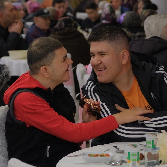 Bolu'da özel bireyler unutulmadı