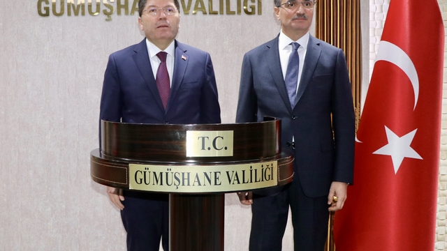 Adalet Bakanı Yılmaz Tunç Gümüşhane'de konuştu: