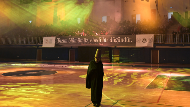 Ankara'da Mevlana Celaleddin-i Rumi'nin 752. Vuslat Yıl Dönümü dolayısıyla Şeb-i Arus töreni yapıldı