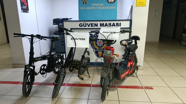 Çalınan bisikletler polis tarafından bulundu