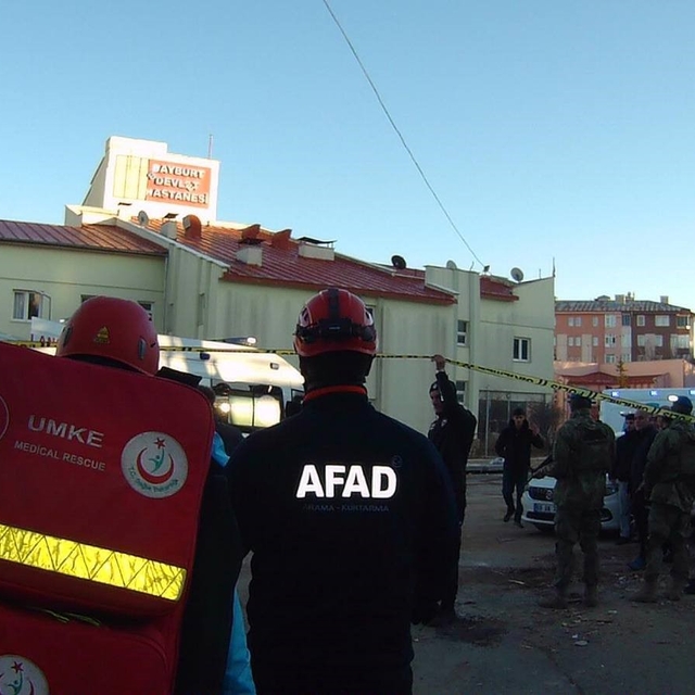 Bayburt'ta AFAD koordinesinde gerçekçi tatbikat