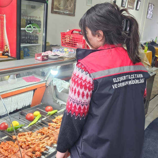 Ağrı'da gıda güvenliği çalışmaları kapsamında 750 işletme kontrolden geçti