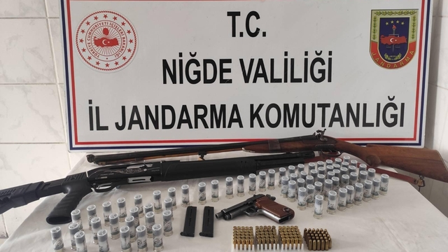 Niğde'de ruhsatsız silah operasyonunda 1 kişi yakalandı