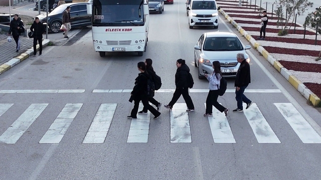 Bilecik'te drone destekli trafik denetimi: 29 sürücüye ceza