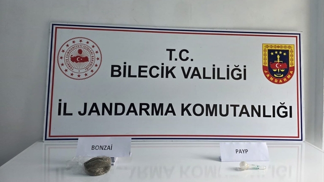 Bilecik'te uygulamada durdurulan araçta uyuşturucu madde bulundu