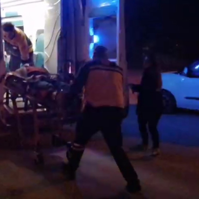 Bafra'da köprüden düşen şahıs ağır yaralandı