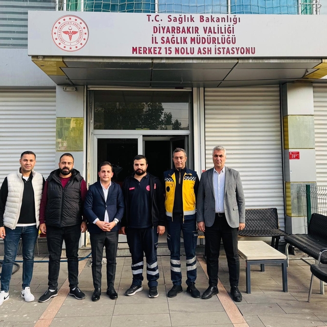 HAK-İŞ İl Başkanı Aküzüm, Acil Sağlık Hizmetleri Başkanı İpek'le bir araya...