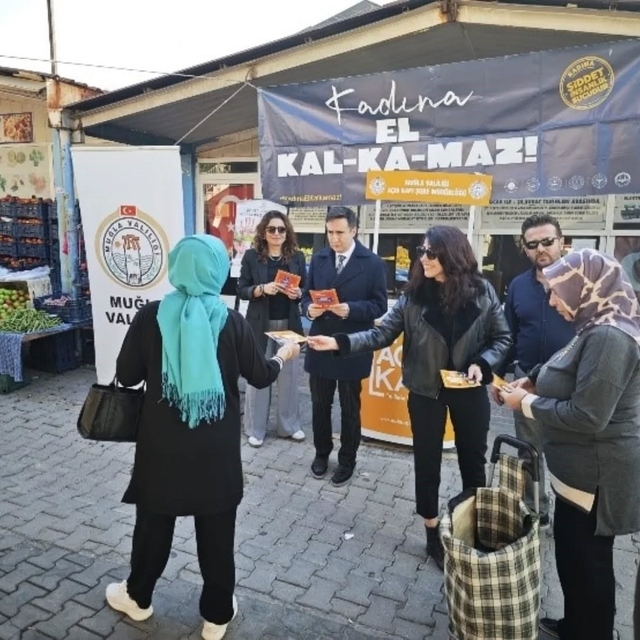 Açık Kapı Muğla'da şiddetle mücadele bilgilendirmesi yaptı