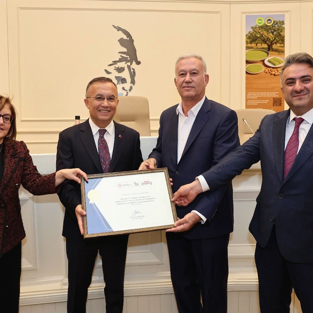 Türk Patent ve Marka Kurumu'ndan Hasan Altun'a teşekkür belgesi