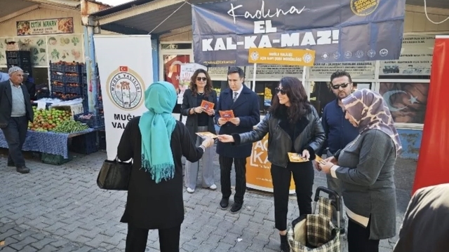 Açık Kapı Muğla'da şiddetle mücadele bilgilendirmesi yaptı