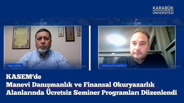 KASEM'den manevi destek ve finansal okuryazarlık alanlarında ücretsiz eğitim programı