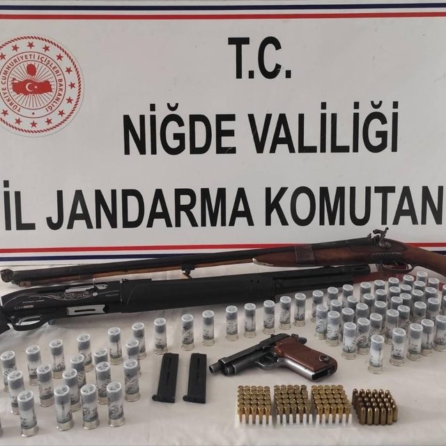 Niğde'de yasadışı silahlanmaya operasyon: 1 gözaltı