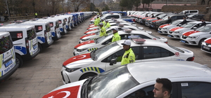 Bitlis'te Emniyet ve Jandarmaya 86 yeni araç teslim edildi