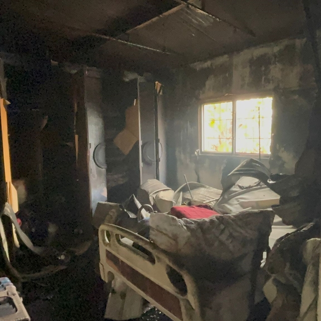 Bedensel engelli, evinde çıkan yangında öldü