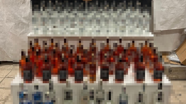 Eskişehir'de 128 şişe kaçak alkol ele geçirildi