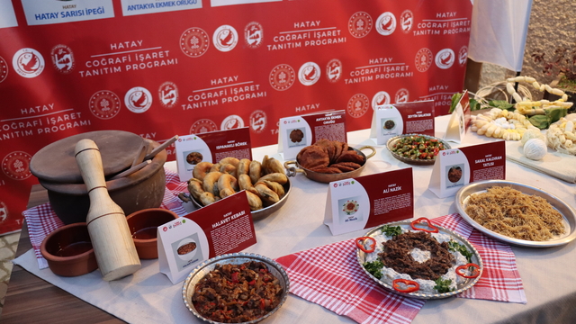 Hatay'da coğrafi işaret tescili alan 7 ürün tanıtıldı