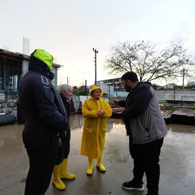 Didim Belediyesi aşırı yağış sonrası teyakkuz halinde