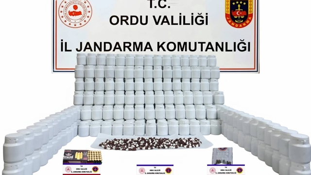 Ordu'da 17 bin 640 adet uyuşturucu hap ele geçirildi