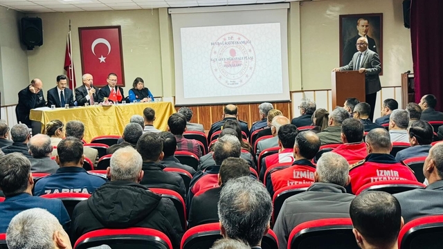 Beydağ ve Ödemiş'te "Afet Müdahale Planı" toplantıları yapıldı