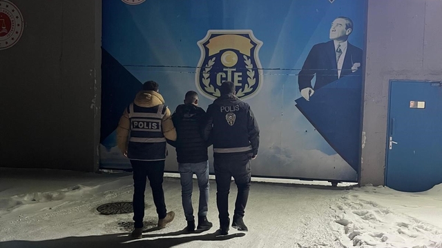 Sarıkamış'ta 15 yıl hapis cezası olan 1 kişi yakalandı