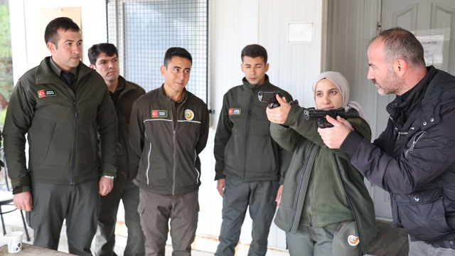 Muğla Orman Bölge Müdürlüğü personeline silah eğitimi