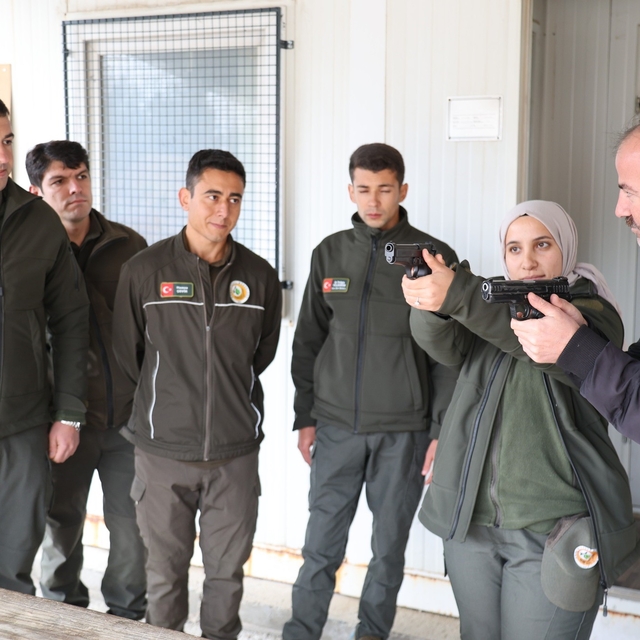 Muğla Orman Bölge Müdürlüğü personeline silah eğitimi