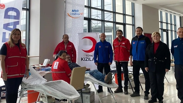 Kütahya AFAD'tan kan bağışına destek