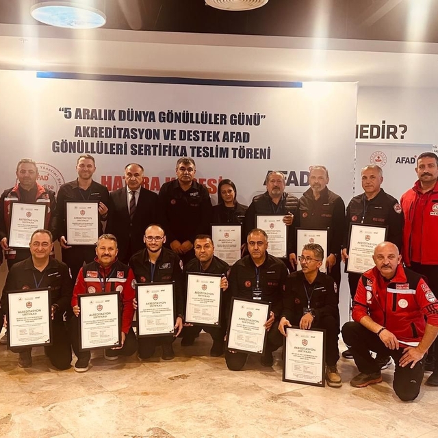 MEM Arama ve Kurtarma ekibi akredite edildi