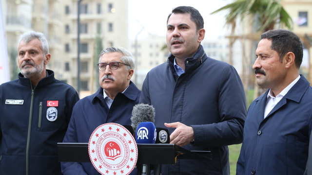 Çevre, Şehircilik ve İklim Değişikliği Bakanı Murat Kurum, Hatay'da konuştu: