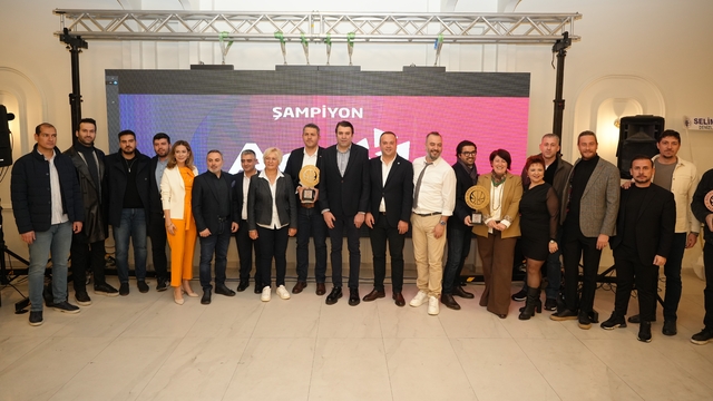 Denizli Şirketler Basketbol Ligi'nde ödül töreni yapıldı