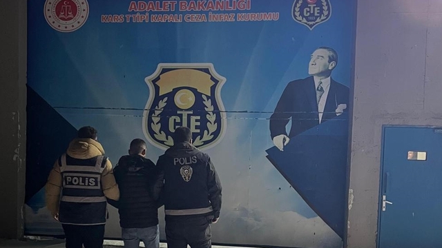 Kars'ta firari hükümlü, kovalamaca sonucu yakalandı