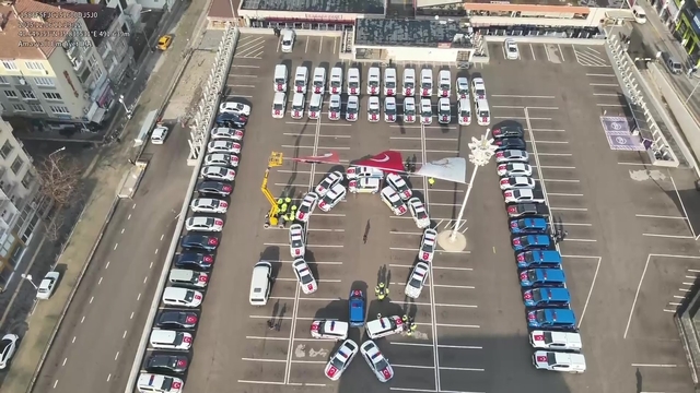 Amasya'da emniyet ve jandarma teşkilatına 71 yeni araç