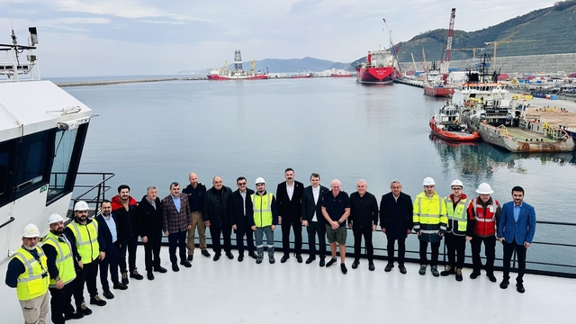 Seven Vega gemisi Filyos Limanı'nda: 2026 hedefi için start verildi