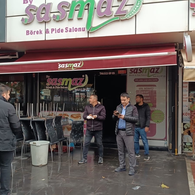 Batman'da börekçide çıkan yangında faciadan dönüldü