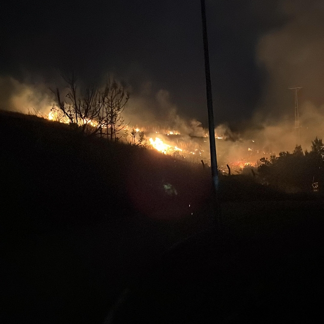 Hatay'da çıkan  otluk yangını söndürüldü