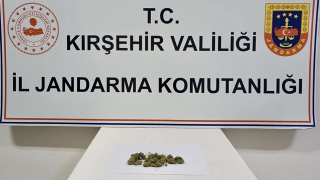 Kırşehir'de uyuşturucu operasyonunda 1 zanlı yakalandı