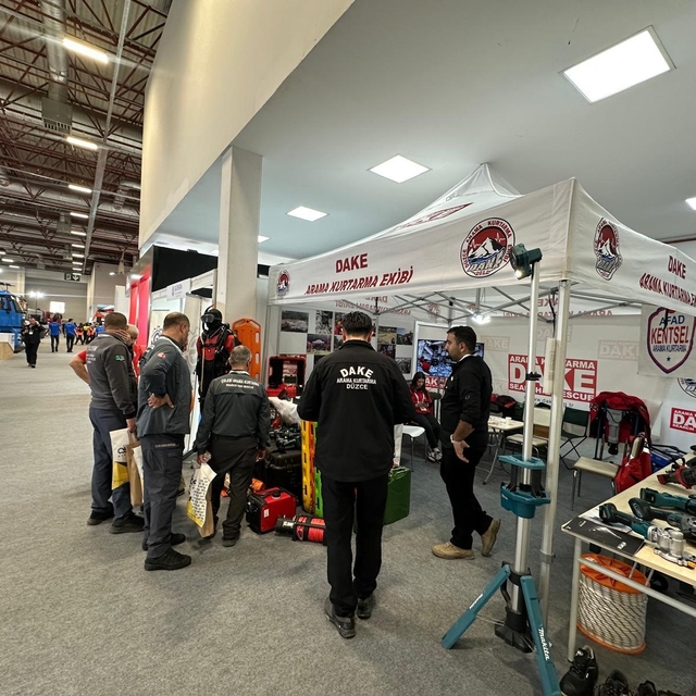 DAKE, Uluslararası Afet Yönetim Fuarı'nda Düzce'yi temsil etti