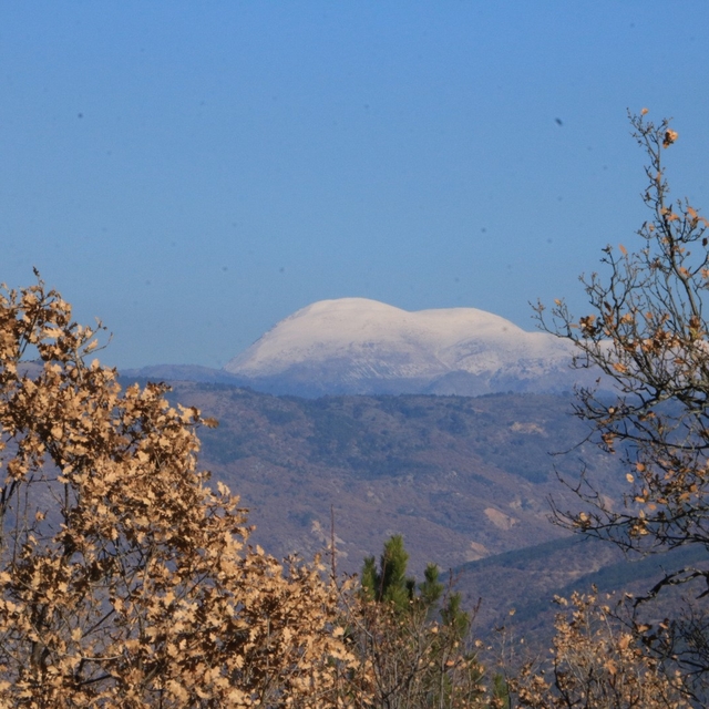 Çankırı'da sonbahar ve kış aynı karede